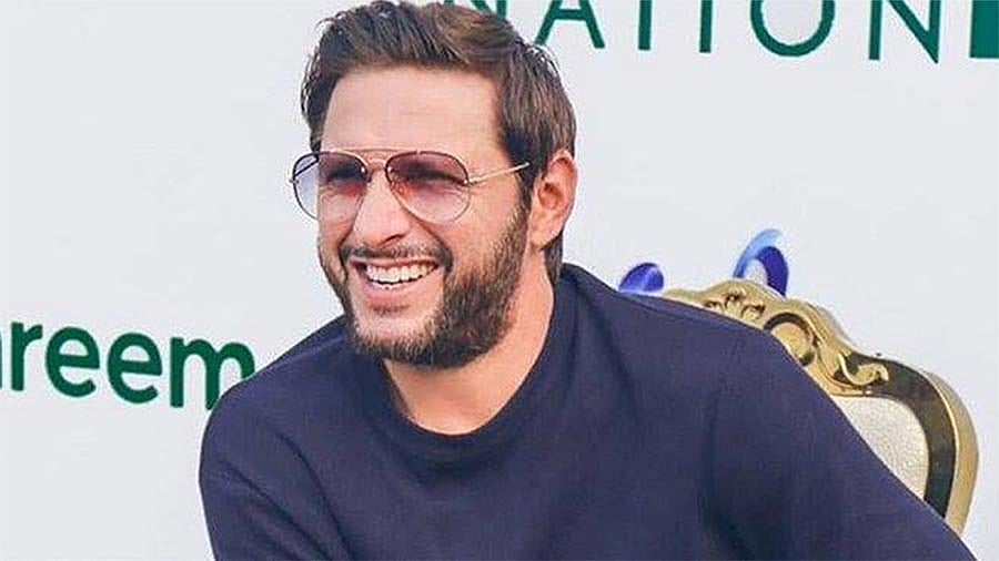 পাকিস্তানের সাবেক অধিনায়ক শহীদ আফ্রিদি। ছবি: টুইটার