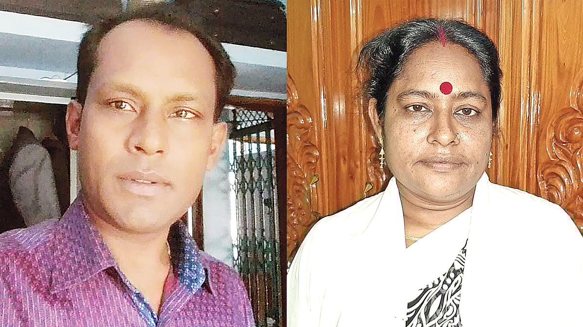 প্রশান্ত কুমার ঘোষ ও সুষমা বালা মল্লিক।