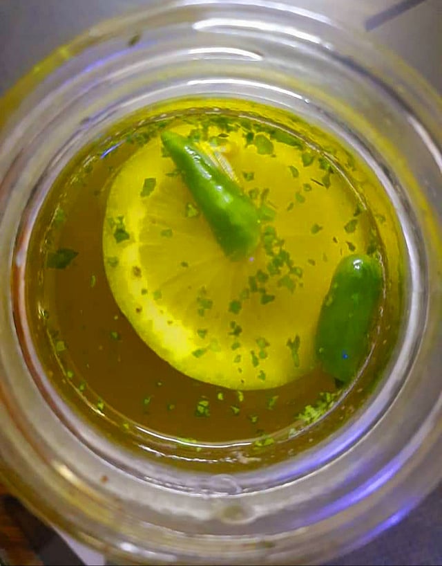 থানকুনিপাতার জুস। ছবি: লেখক