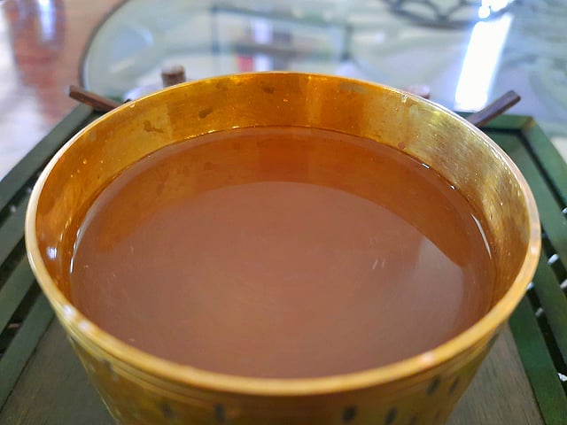 তিসি পানি। ছবি: লেখক