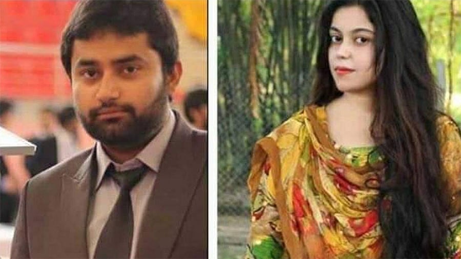 পাকিস্তানি বর ও বাংলাদেশির কনের বিয়ে হয়েছে। বৃহস্পতিবার অনলাইনে তাঁদের বিয়ের পড়ানো হয়। ছবি: সংগৃহীত