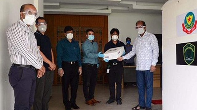 নাভানা গ্রুপ করোনাভাইরাসে সংক্রমিত গুরুতর রোগীদের চিকিৎসা সেবা নিশ্চিত করতে ইতিমধ্যে বিতরণ করেছে পোর্টেবল ভেন্টিলেটর। ছবি: সংগৃহীত