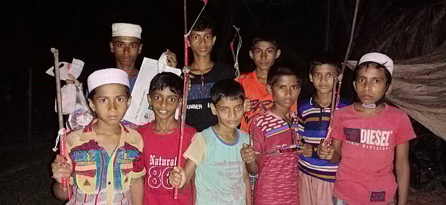 ঈদের আগের গ্রামের শিশু-কিশোরদের এই আনন্দ ক্যামেরাবন্দী করেছেন সবুজ আহমেদ।