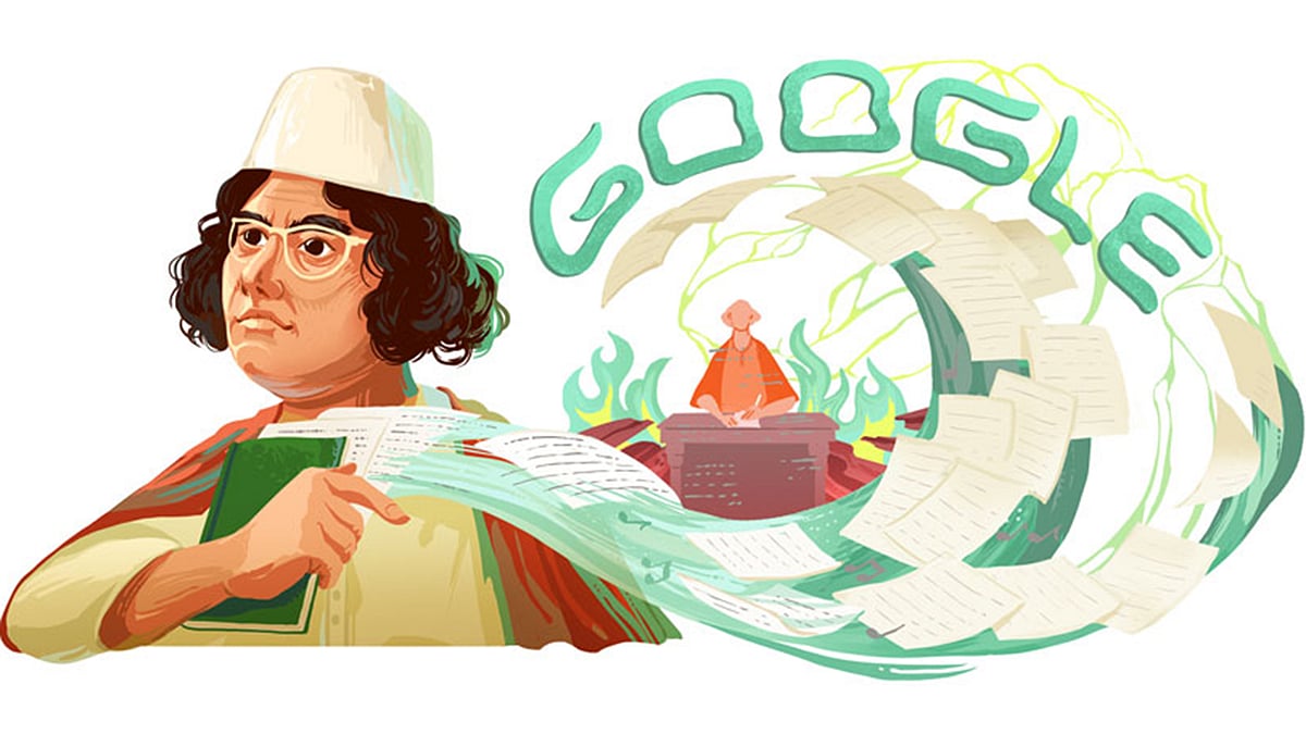 কবি কাজী নজরুল ইসলামের জন্মদিন উপলক্ষে ডুডল