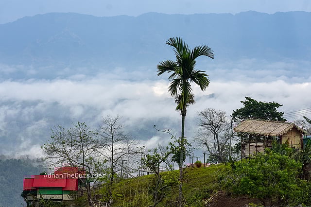 আদনান জুবাইদের তোলা সাজেক উপত্যকার ছবি।