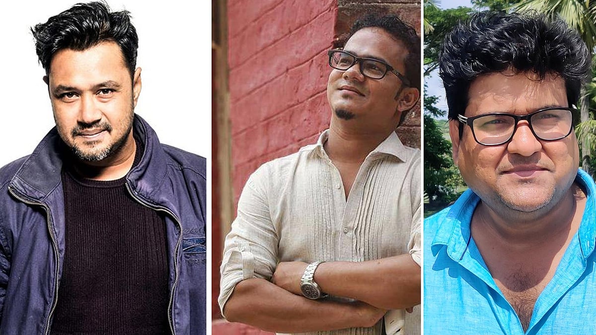 সৈকত নাসির, অনন্য মামুন ও দীপংকর দীপন। ছবি- সংগৃহীত