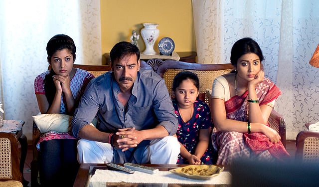 দৃশ্যম ছবিতে দেখা যায় এক পিতার অদম্য অঙ্গীকার। ছবি: সংগৃহীত