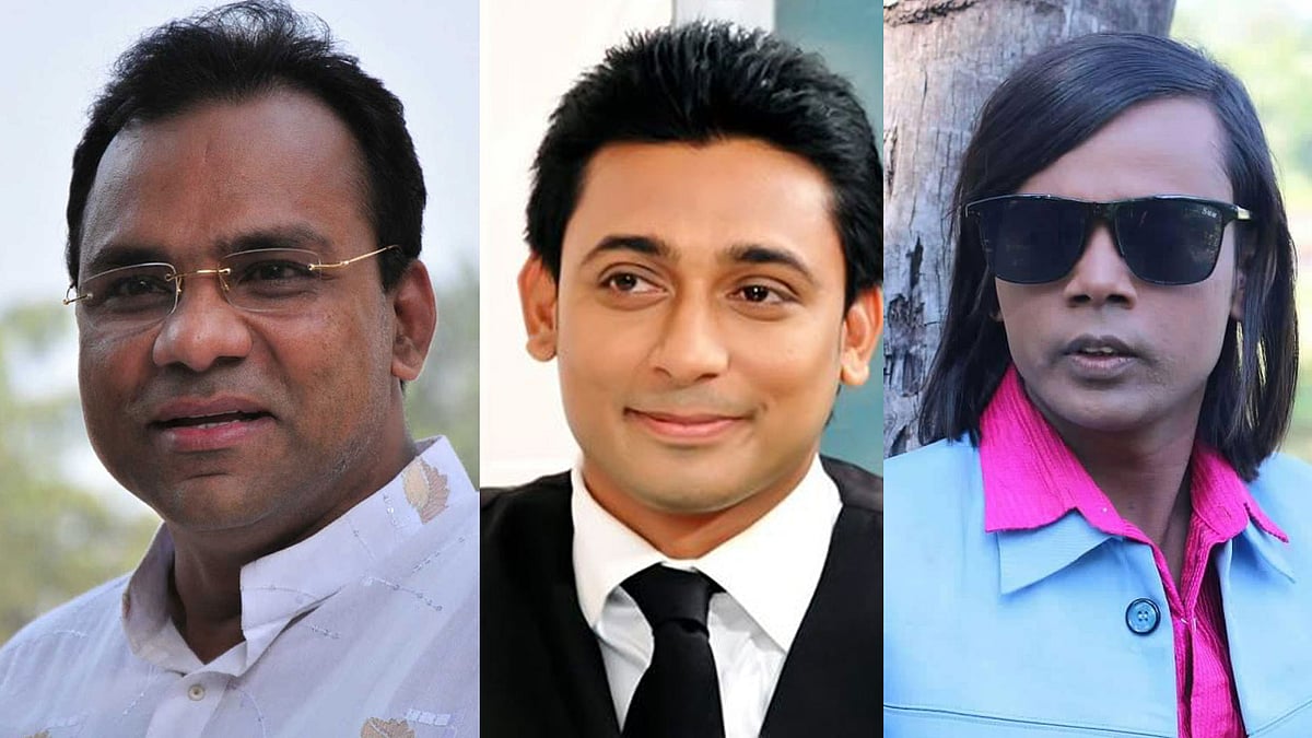 মিশা সওদাগর, জায়েদ খান ও হিরো আলম। ছবি: সংগৃহীত