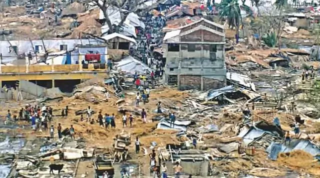 প্রলয়ংকরী ঘূর্ণিঝড়, ১৯৯১। ফাইল ছবি