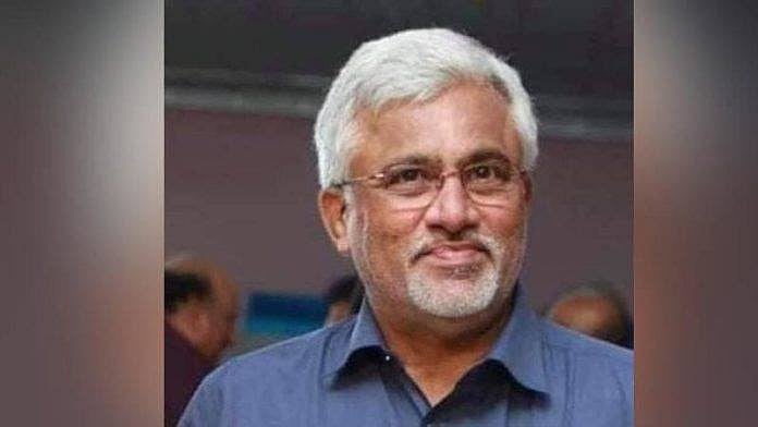 কেরালার সাবেক ক্রিকেটার জয়মোহন থাম্পি। ছবি: টুইটার