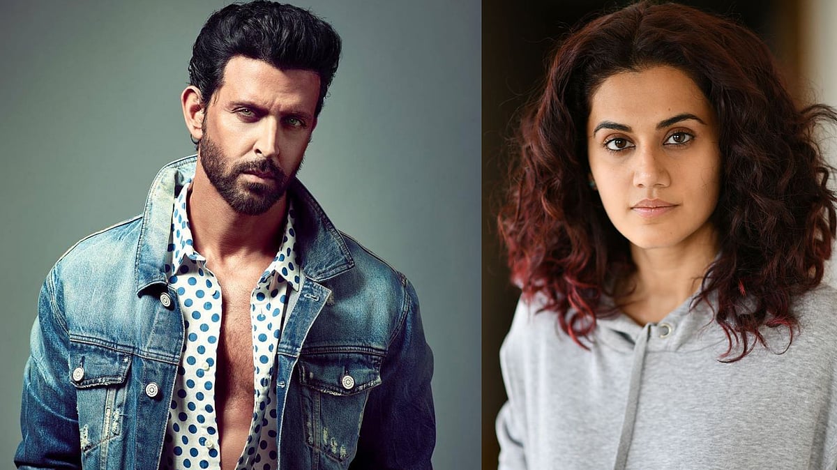 সম্প্রতি তাপসী খোলা মঞ্চে প্রেম নিবেদন করেছেন হৃতিককে। ছবি: ইনস্টাগ্রাম