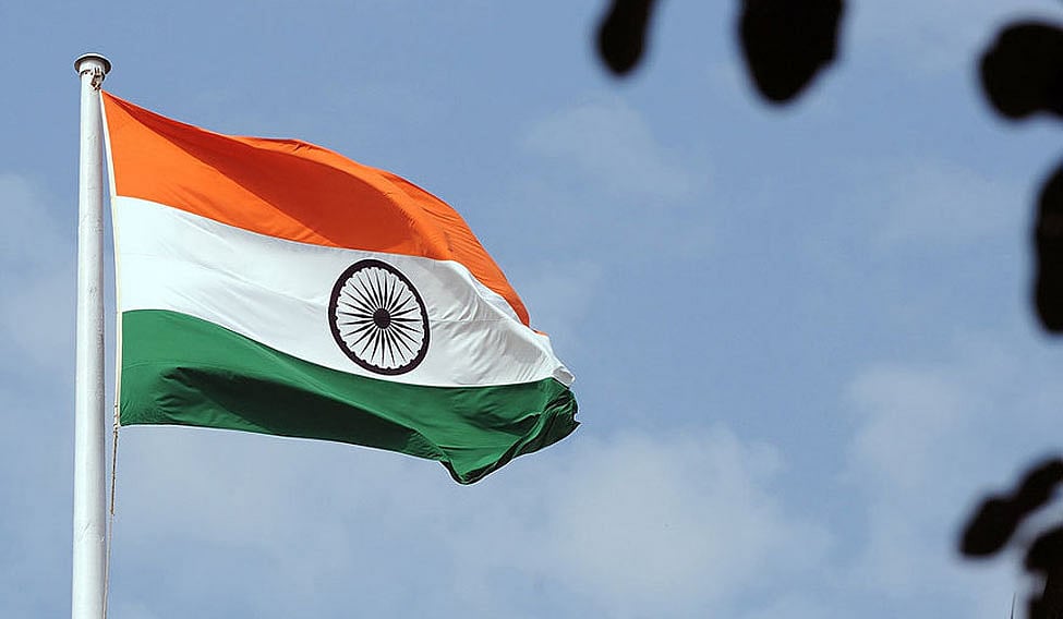ভারতের জাতীয় পতাকা। ছবি: এএফপি