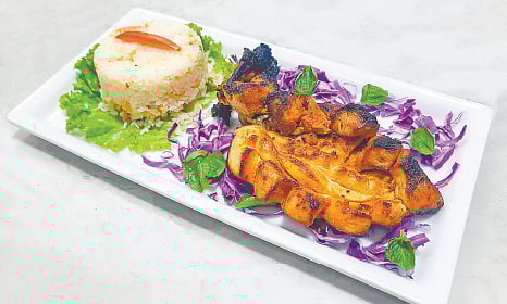 কমলা–মুরগির কাবাব