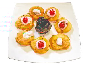 মুচমুচে আপেল ভাজা