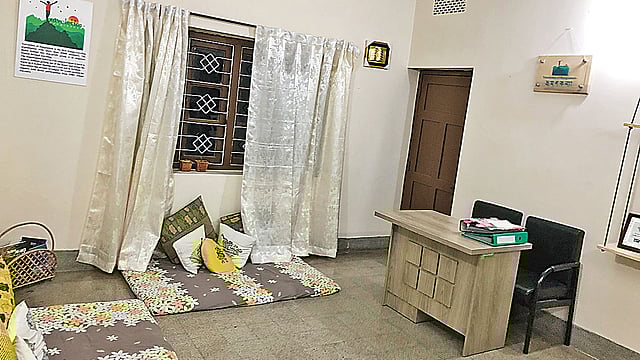 করোনার বিরুদ্ধে যুদ্ধ করা নারীদের জন্য অস্থায়ী থাকার ব্যবস্থা।  ছবি সংগৃহীত