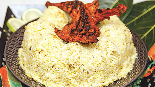 তন্দুরি চিকেন খিচুড়ি