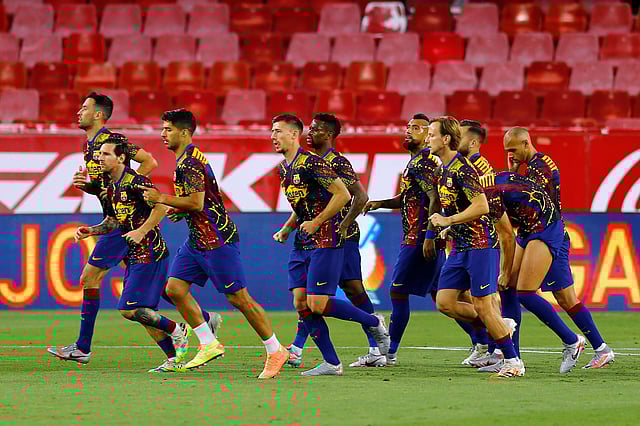 লা লিগায় আজ বিলবাওয়ের মুখোমুখি বার্সেলোনা। ফাইল ছবি