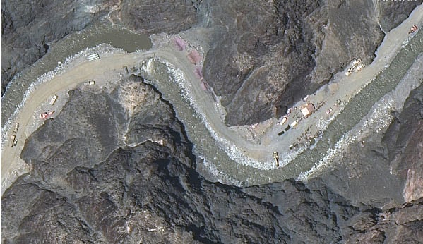 ২২ জুন এলওসি বরাবর রাস্তা তৈরির বিষয়টি দেখা যাবে। ছবি: রয়টার্সের সৌজন্যে পাওয়া ম্যাক্সার টেকনোজিসের ছবি