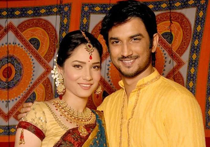 সুশান্ত সিং রাজপুত ও অঙ্কিতা লোখান্ডে। ছবি: ইনস্টাগ্রাম।