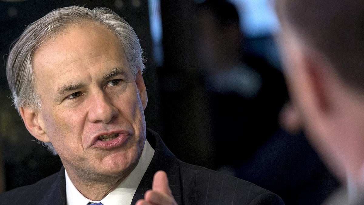 টেক্সাস অঙ্গরাজ্যের গভর্নর গ্রেগ অ্যাবোট। ছবি: রয়টার্স