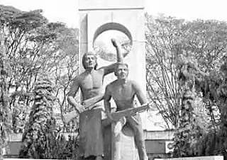 রাজশাহী বিশ্ববিদ্যালয়ের সাবাশ বাংলাদেশ ভাস্কর্য