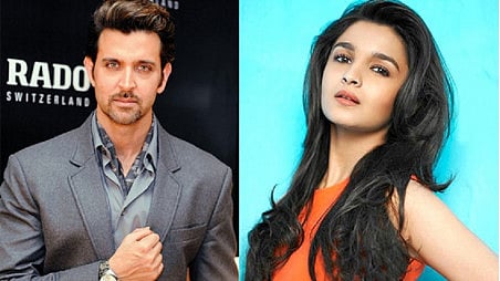 হৃতিক রোশন ও আলিয়া ভাট । ছবি: ইনস্টাগ্রাম