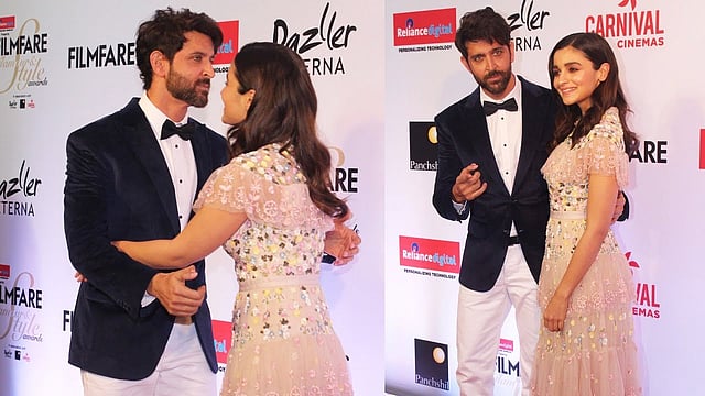 হৃতিক রোশন ও আলিয়া ভাট । ছবি: ইনস্টাগ্রাম