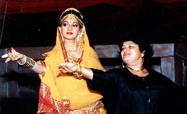 ‘হাওয়া হাওয়াই’ গানে আইকনিক শ্রীদেবী। ছবি: ইনস্টাগ্রাম