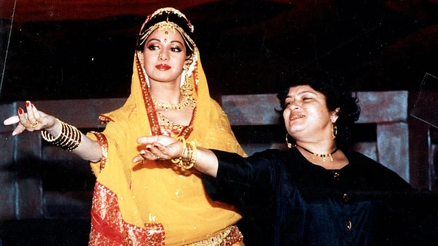 শ্রীদেবীরও গুরু ছিলেন সরোজ খান। ছবি: ইনস্টাগ্রাম