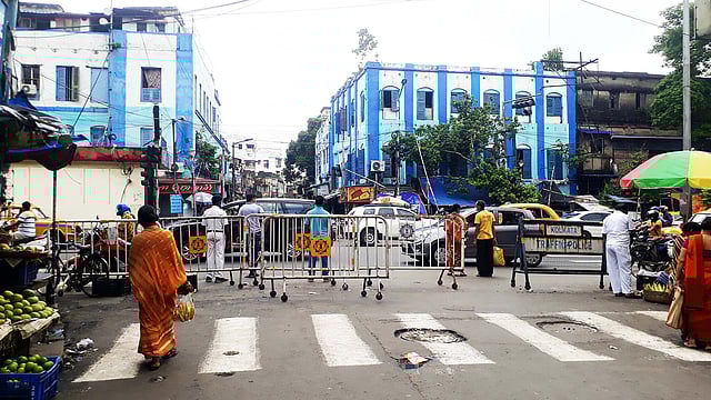 কলকাতার চক্রবেড়িয়া এলাকা। ছবি: ভাস্কর মুখার্জি
