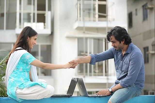 `প্রাণ প্রিয়` নাটকের শুটিংয়ে অপূর্ব ও মেহজাবীন। ছবি: সংগৃহীত