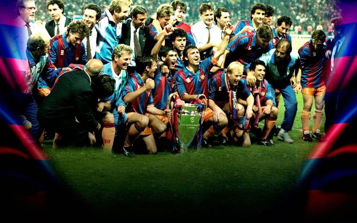 বার্সায় স্বপ্নের মতো এক দল গড়েছিলেন ক্রুইফ। ছবি: বার্সেলোনা