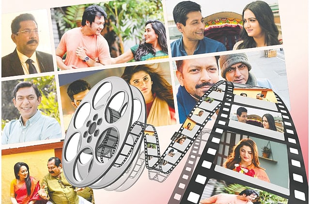 আকাশপথ পুরোপুরি চালু হলেই আটকে থাকা ছবিগুলোর অবশিষ্ট কাজ শুরু হবে।  গ্রাফিকস: আমিনুল ইসলাম