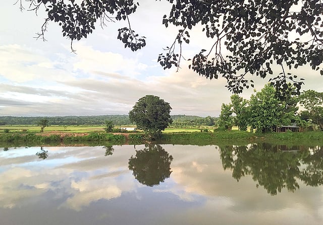 এই দিঘি থেকেই দীঘিনালা উপজেলার নামকরণ হয়েছে। ছবি: লেখক