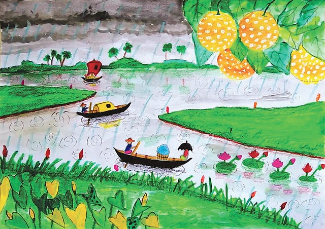 আঁকা: খন্দকার উম্মে হাবিবা    ষষ্ঠ শ্রেণি, সরকারি মডেল গার্লস হাইস্কুল, ব্রাহ্মণবাড়িয়া