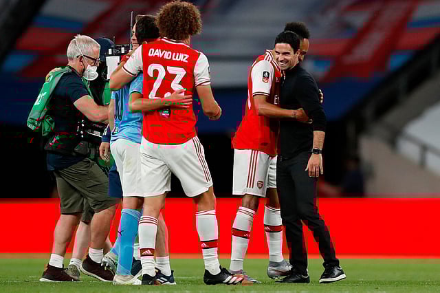 আরেকটি এফএ কাপ জয়ের পথে এগিয়ে গেল আর্সেনাল। ছবি: এএফপি