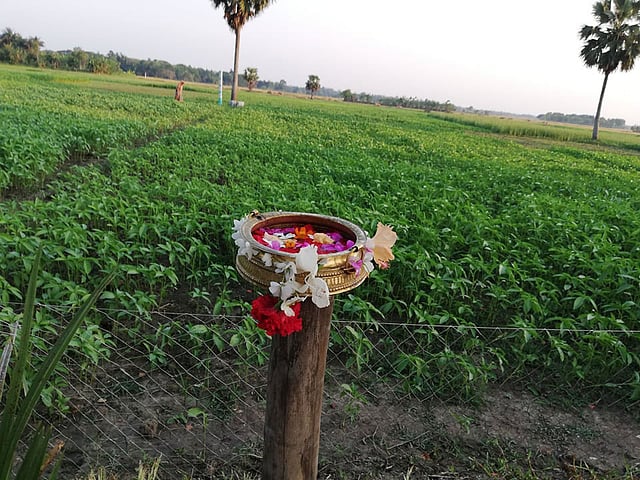 বিভিন্ন গ্রাম নান্দনিকভাবে সাজানোর কাজে নেতৃত্ব দিচ্ছেন বনানী বিশ্বাস। ছবি: সংগৃহীত