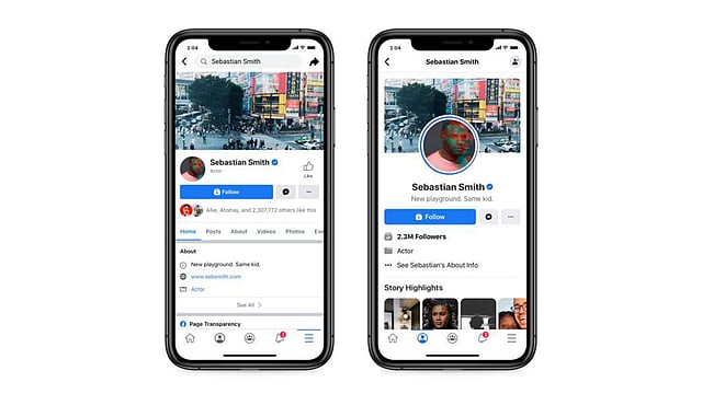 ফেসবুক পেজের পুরোনো ও নতুন নকশা। ছবি: ফেসবুকের সৌজন্যে