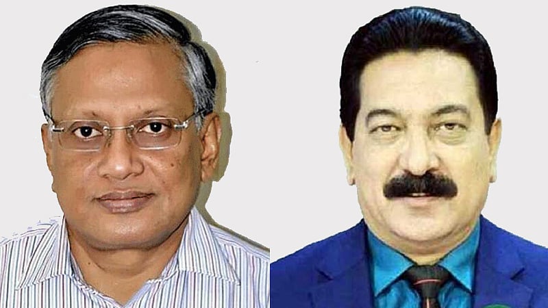 জিয়াউদ্দিন আহম্মেদ বাবলু ও মশিউর রহমান রাঙ্গা। ফাইল ছবি