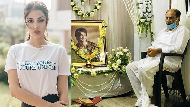 সুশান্ত সিং রাজপুতের বাবা কে কে সিং পাটনা থানায় রিয়া চক্রবর্তীর বিরুদ্ধে মামলা করেছেন। ছবি: ইনস্টাগ্রাম