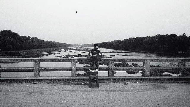 কেউ কোথাও নেই। ভবানীগঞ্জ, খোকসা, কুষ্টিয়া, ৩১ জুলাই। ছবি: বিজয় কৃষ্ণ পাল