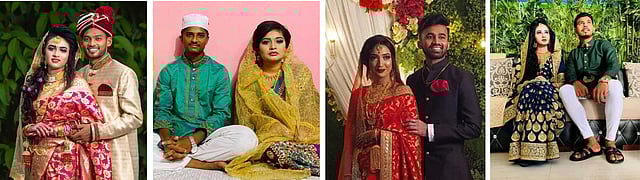 গত এক মাসে বিয়ে করেছেন নাজমুল, মেহেদী, সাদমান, মোসাদ্দেকরা। ছবি: সংগৃহীত