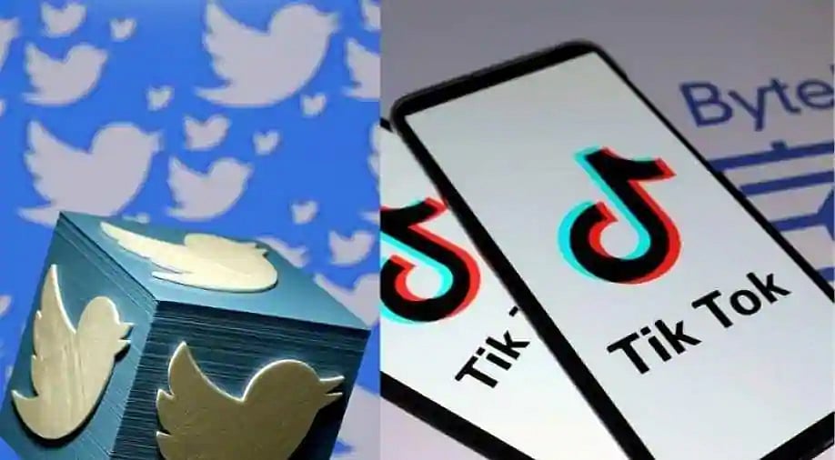 টিকটকের সঙ্গে আলোচনা করছে টুইটার। ছবি: রয়টার্স
