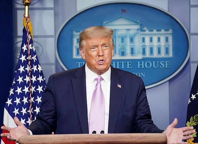 মার্কিন প্রেসিডেন্ট ডোনাল্ড ট্রাম্প। ছবি: রয়টার্স