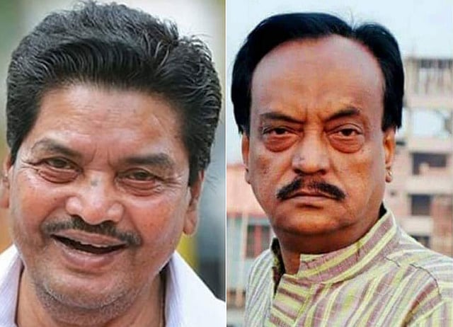 আলাউদ্দীন আলী, আমজাদ হোসেন– এখন দু’জনই প্রয়াত। ছবি: সংগৃহীত