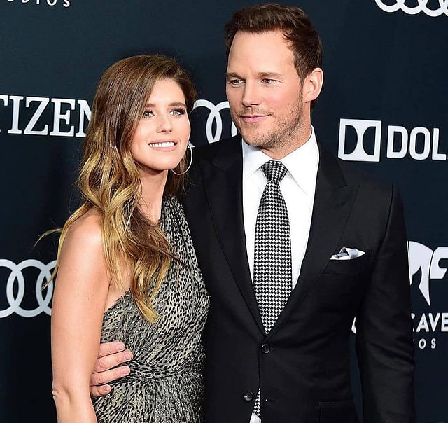 হলিউড তারকা ক্রিস প্র্যাট ও তাঁর স্ত্রী ক্যাথরিন শোয়ার্জেনেগার। ছবি: ইনস্টগ্রাম