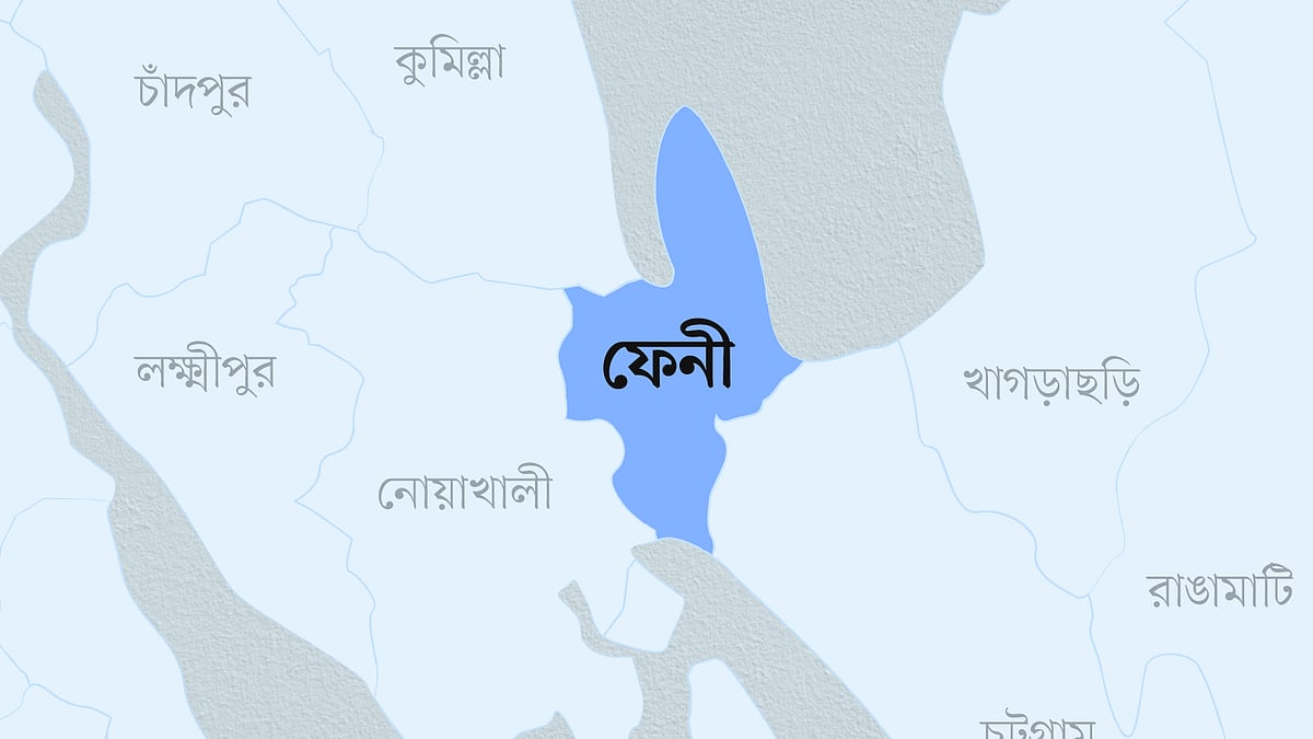 ফেনী জেলার মানচিত্র