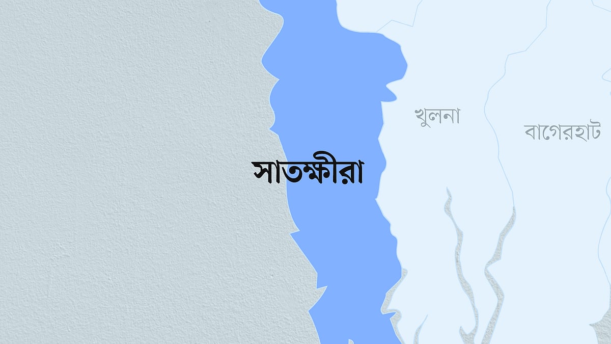 সাতক্ষীরা জেলার মানচিত্র