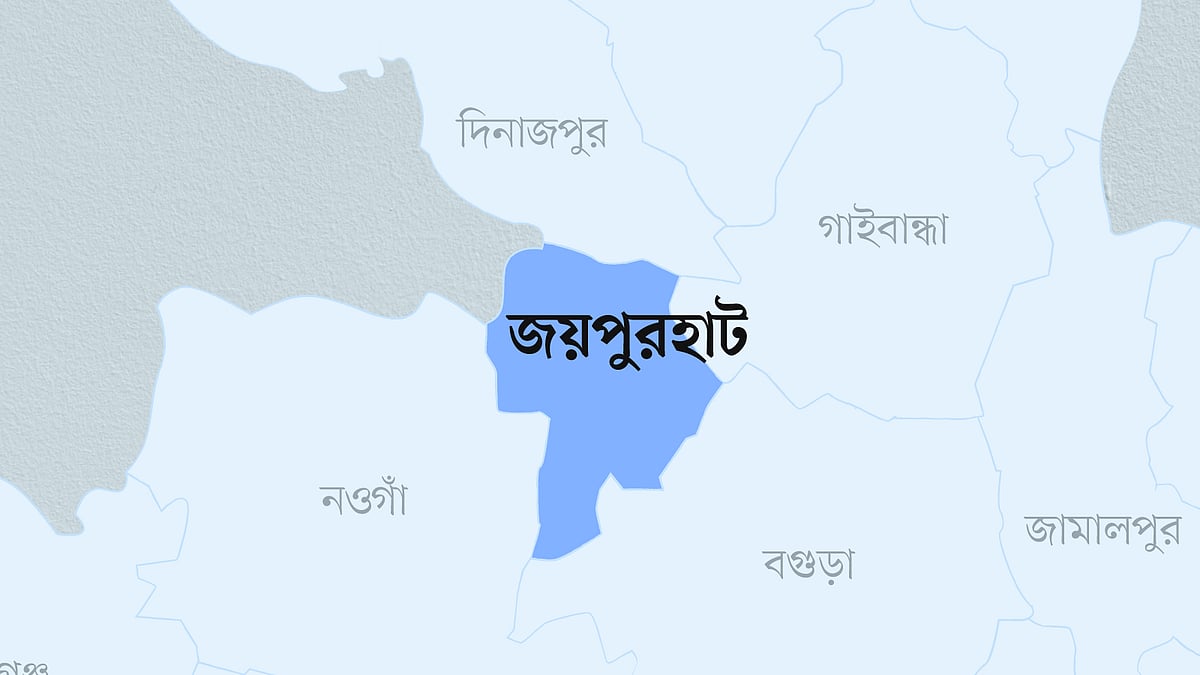 জয়পুরহাট জেলার মানচিত্র