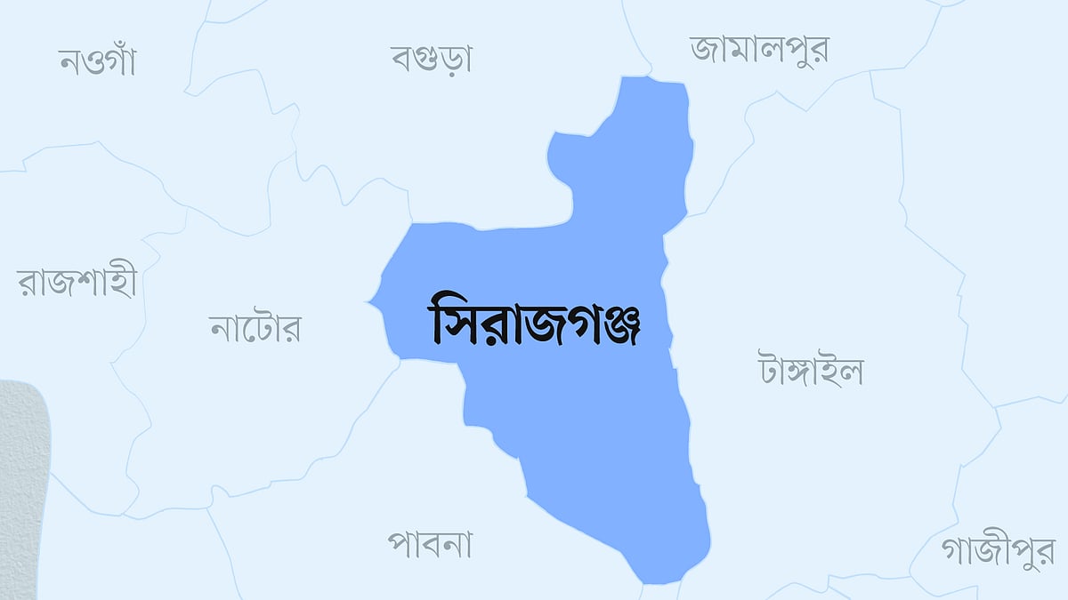 সিরাজগঞ্জ জেলার মানচিত্র